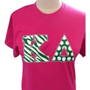 Kappa Delta small pink screenprinted shirt New with Tags